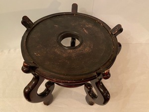 lot 43 image: Vintage Wooden Large Plant Holder