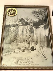 lot 37 image: Two Antique Photographs of Minnehaha Falls