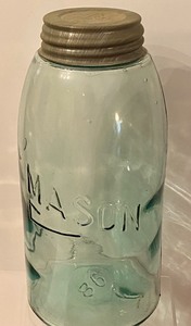 lot 28 image: Vintage Mason Jar