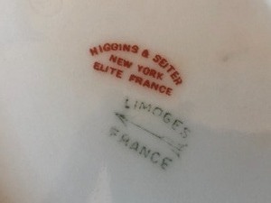lot 57 image: Beautiful Hand Painted Limoges Platter