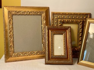 lot 274 image: Gold Colored Picture Frames