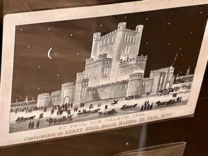 lot 271 image: Framed Collection of St. Paul Carnival Memorabilia
