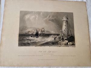 lot 267 image: Eight Antique English Engravings Drawings