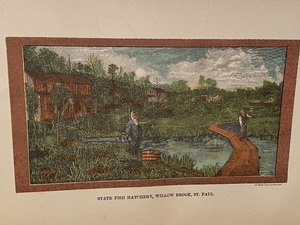lot 257 image: Four Vintage Etchings or Engravings of Minnesota Scenes