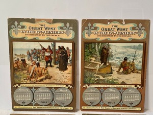 lot 256 image: 1904 Singer Sewing Machine Calendar Pages