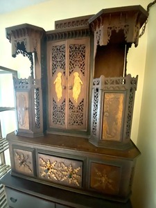 lot 319 image: Unique Carved Cabinet