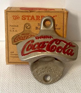 lot 305 image: Starr X Vintage Metal Coca Cola w Original Box
