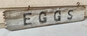 lot 386 image: Eggs Sign
