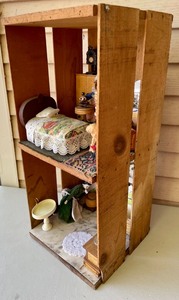 lot 365 image: Crate Doll House Diorama