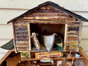 lot 359 image: Canoe Outpost Diorama