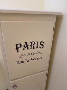 lot 325 image: Paris Themed Decorative Cabinet