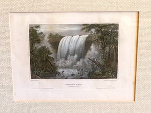 lot 335 image: Framed Vintage Print of Browns Falls