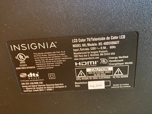 lot 420 image: LCD Insignia Television