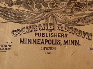 lot 437 image: Ephemera Minnehahan 1883 Booklet