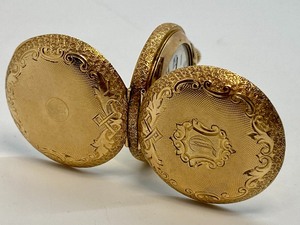lot 448 image: Vintage Ladies Gold Filled Pocket Watch