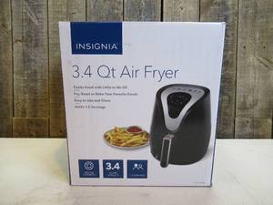 Insignia - 3.4qt Digital Air Fryer - Black