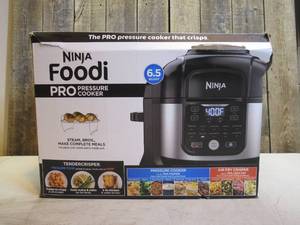 Ninja - Foodi� 11-in-1 6.5-qt Pro Pressure Cooker  Air Fryer with Stainless finish, FD302 - Stainless Steel