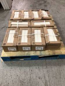 lot 10 image: 9 Boxes of Restore Ivory 4 in. x 16 in. Glazed Ceramic Subway Wall Tile (13.2 sq. ft.Case) by Daltile Customer Returns See Pictures