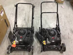 lot 33 image: Lot of 2 Murray Push Lawn Mowers Not Checked Customer Returns See Pictures