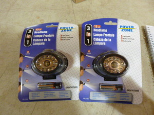 lot 48 image: 2 Power Zone 3 in 1 Headlamp