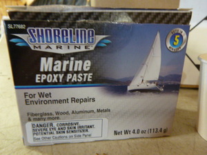 lot 150 image: Case of Shoreline Marine Epoxy Paste