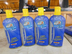 lot 156 image: 4 Bottles of Code Blue Odor Eliminator Shampoo
