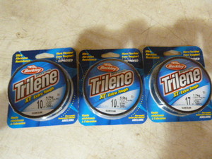 lot 209 image: 3 Packs of Berkley Trilene Fishing Line