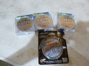 lot 210 image: 3 Packs of Sufix Invisiline Ice Fishing Line