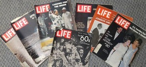 lot 65 image: Vintage LIFE & LOOK Magazines and Catalogs (Sears and Spiegel)