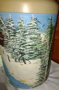 lot 221 image: Hand Painted Milk Can.