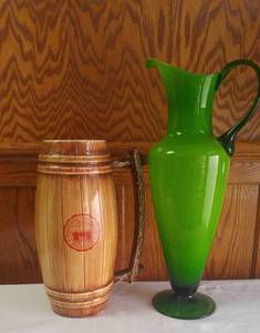 lot 177 image: Large Moorhead State College Stein and more.