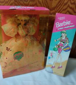 lot 229 image: Happy Birthday and Wacky Warehouse Barbie. (2)