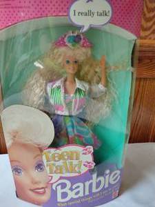 lot 230 image: Teen Talk Barbie.