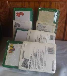 lot 210 image: Holiday Theme Sticky Notes (1 case)  144 pads total.