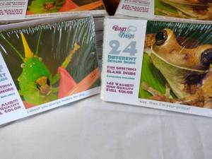 lot 217 image: Bugs and Frogs Greeting Cards 288