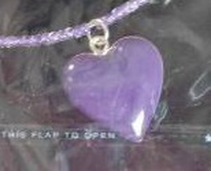 lot 201 image: Purple Heart Fashion Necklace Choker (6 dozen)