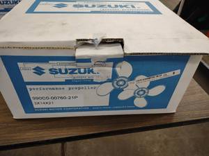 lot 12 image: Suzuki Aluminum Propeller, 3x14x21,...