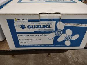 lot 23 image: Suzuki Aluminum Propeller, 3x14x17,...