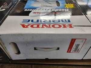 lot 37 image: Honda Stainless Steel Propeller, 3x...