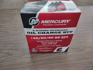 lot 122 image: Mercury 4 Stroke Outboard Oil Chang...