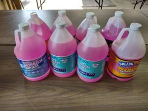 lot 129 image: (7) Gallons RVMarine Antifreeze...