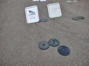 lot 274 image: (2) Display Stands, 10.5x13 & Extra...
