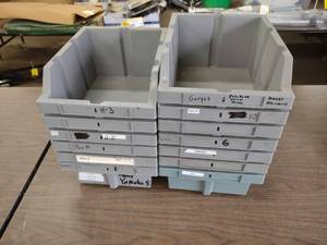 lot 199 image: (16) Parts Bins, 14x11x17...