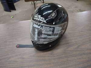 lot 227 image: Black Cyber Helmet, Size Large...