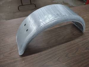 lot 231 image: (2) Galvanized Trailer Fenders...