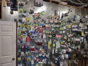 lot 240 image: Assorted Parts on Wall...