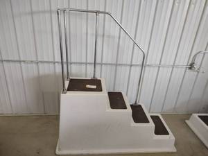 lot 259 image: Fiberglass Boat Display Steps...