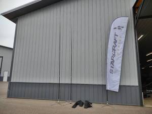 lot 315 image: (1) Banner & (3) Stands...