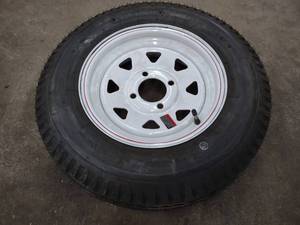 lot 288 image: Rim with Tire, 5.30-12, New...