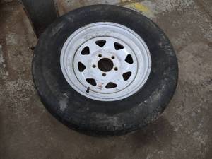 lot 293 image: Rim with Tire, ST20575R15...